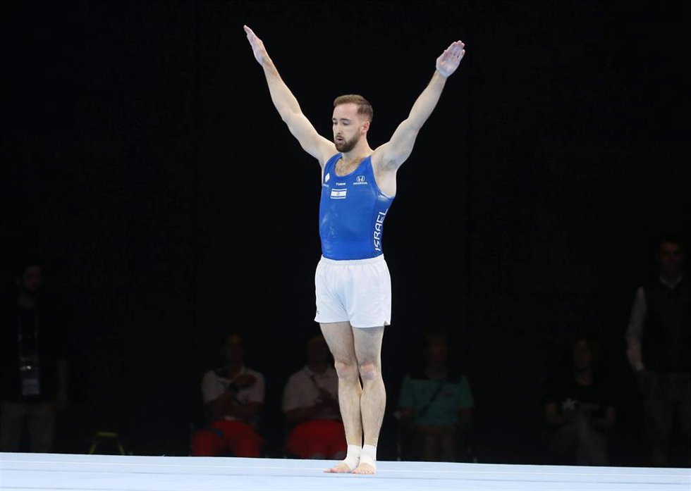 Archivo - El gimnasta israelí Artem Dolgopyat, medalla de oro en el Europeo de Gimnasia Artística 2022.