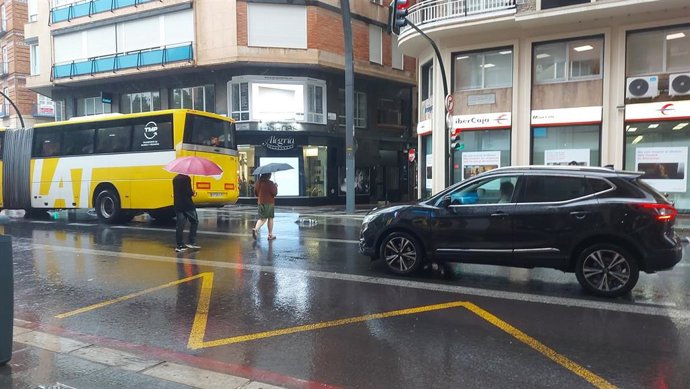 Archivo - Lluvia en Murcia, dana, precipitaciones, tormenta, tormentas