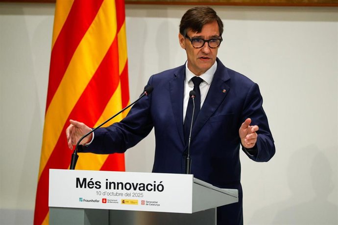 El presidente de la Generalitat, Salvador Illa