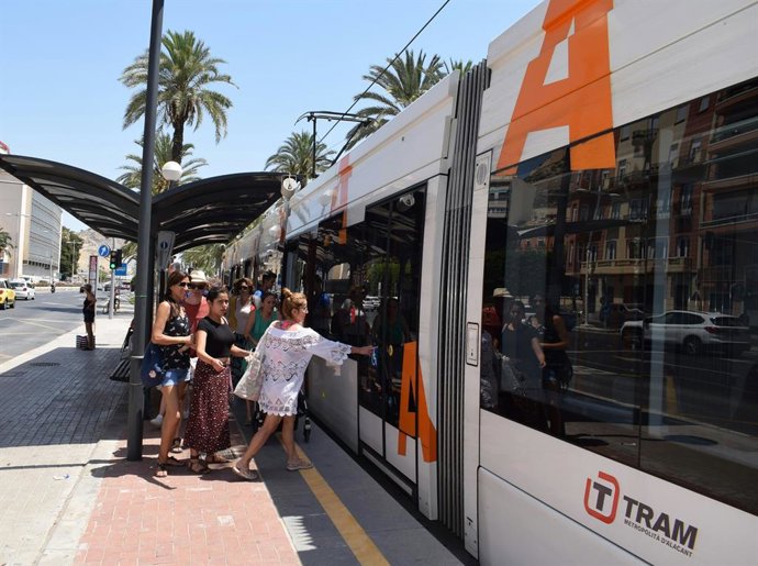 Archivo - Arxiu - Imatge d'arxiu del TRAM d'Alacant