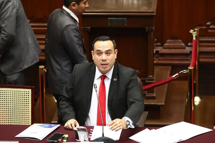 Archivo - Imagen de archivo del nuevo presidente de Perú, José Jerí. 