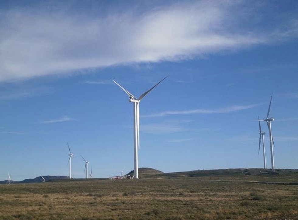 Archivo - Parque eólico de Elawan Energy