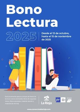 Gobierno regional y librerías lanzan una campaña de bonos descuento para fomentar la lectura entre los riojanos
