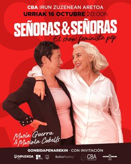 El espectáculo 'Señoras y Señoras' llegará a Irun, Zumarraga y Eibar en el marco del festival Crossover