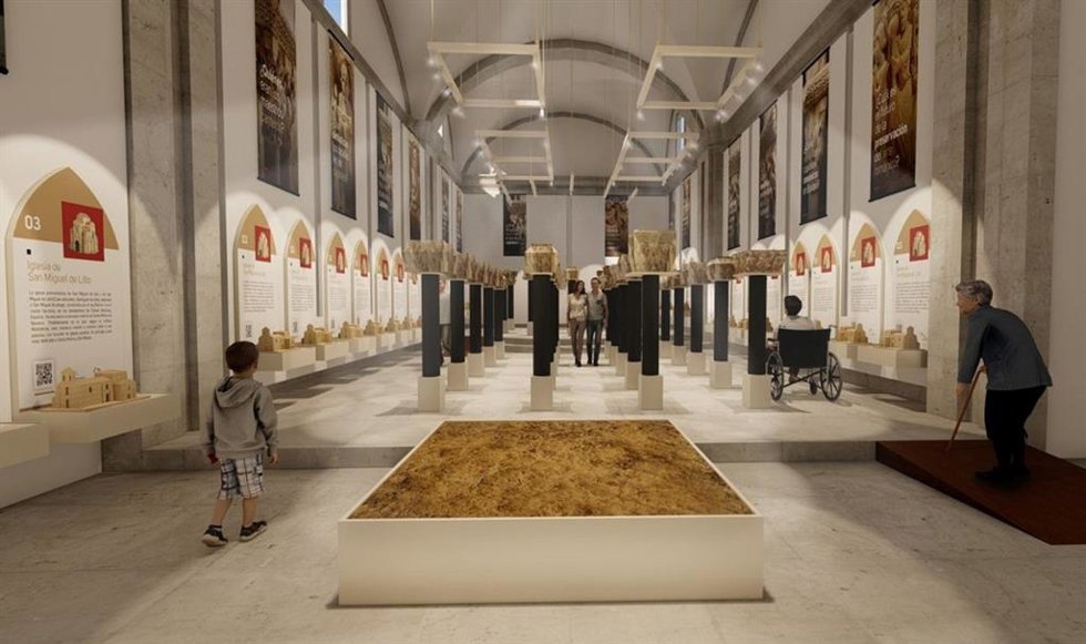 Lanzan una campaña de micromecenazgo para restaurar parte del Monasterio de Santa María la Real de Aguilar de Campoo .