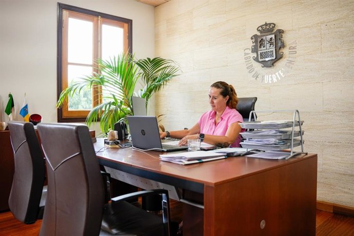 La presidenta del Cabildo de Fuerteventura, Lola García