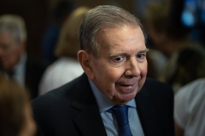 Archivo - Arquivo - O presidente eleito da Venezuela, Edmundo González, durante o evento 'Venezuela, Memória e Justiça', na sede do Parlamento Europeu, em 10 de junho de 2025, em Madri (Espanha). O encontro inclui depoimentos de vítimas, descobertas de ór
