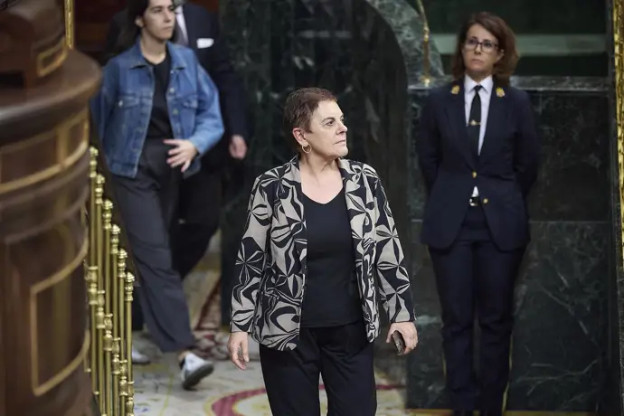 La portavoz de EH Bildu en el Congreso, Mertxe Aizpurua