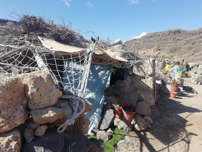 Chabolismo en el sur de Tenerife