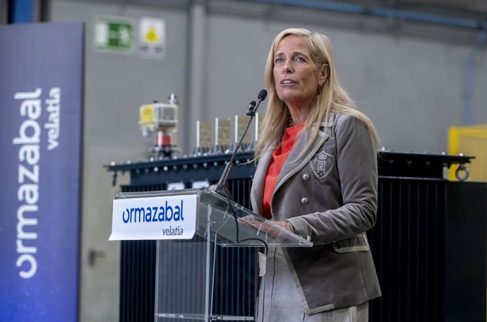 La consejera de Economía, Hacienda y Empleo, Rocío Albert López-Ibor, a 3 de octubre de 2025, en Loeches, Madrid (España). 