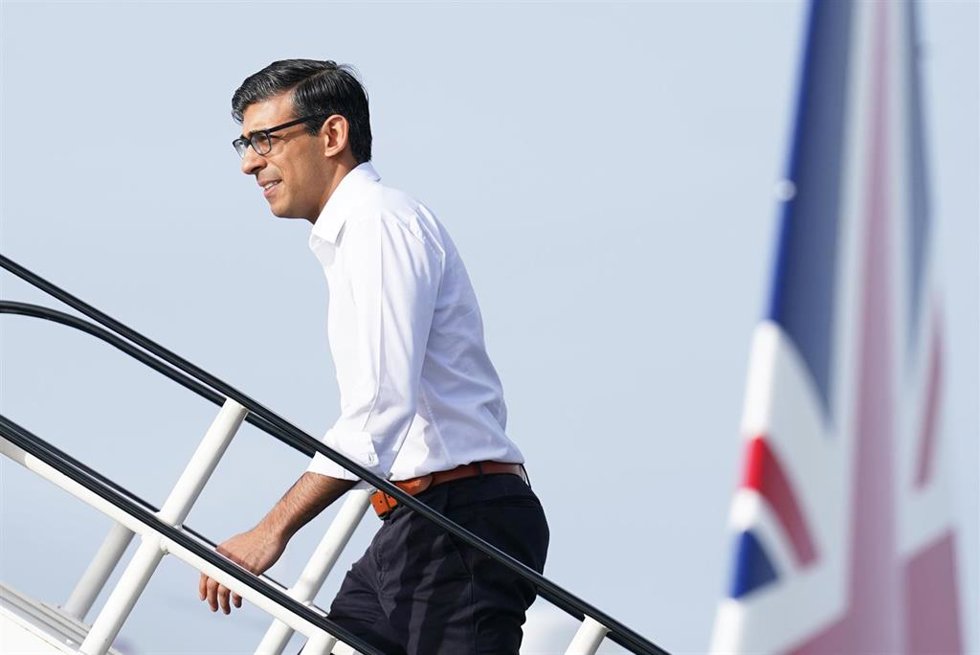 Archivo - El primer ministro británico, Rishi Sunak