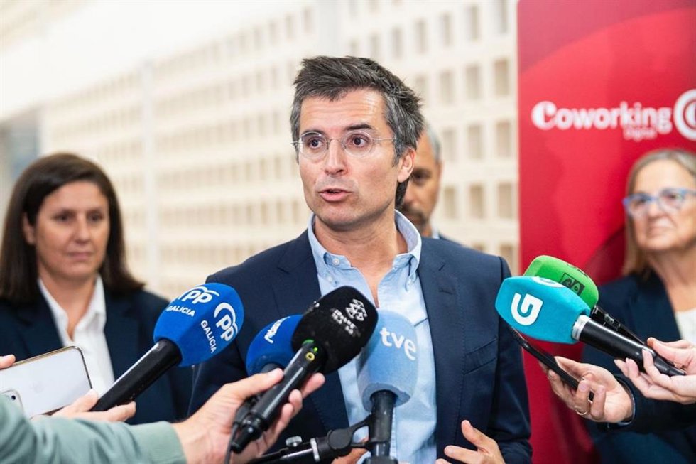 El líder del PP de Santiago, Borja Verea.