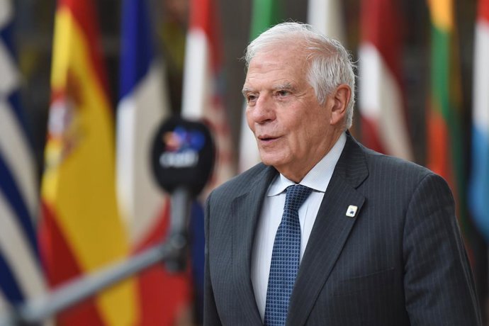 Archivo - HANDOUT - 14 December 2023, Belgium, Brussels: High Representative of the European Union for Foreign Affairs and Security Policy Josep Borrell addresses the media ahead of the EU Summit. Photo: Gaetan Claessens/EU COUNCIL/dpa - ATTENTION: editor
