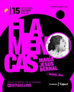 Cartel de la segunda jornada del ciclo 'Flamencas'.