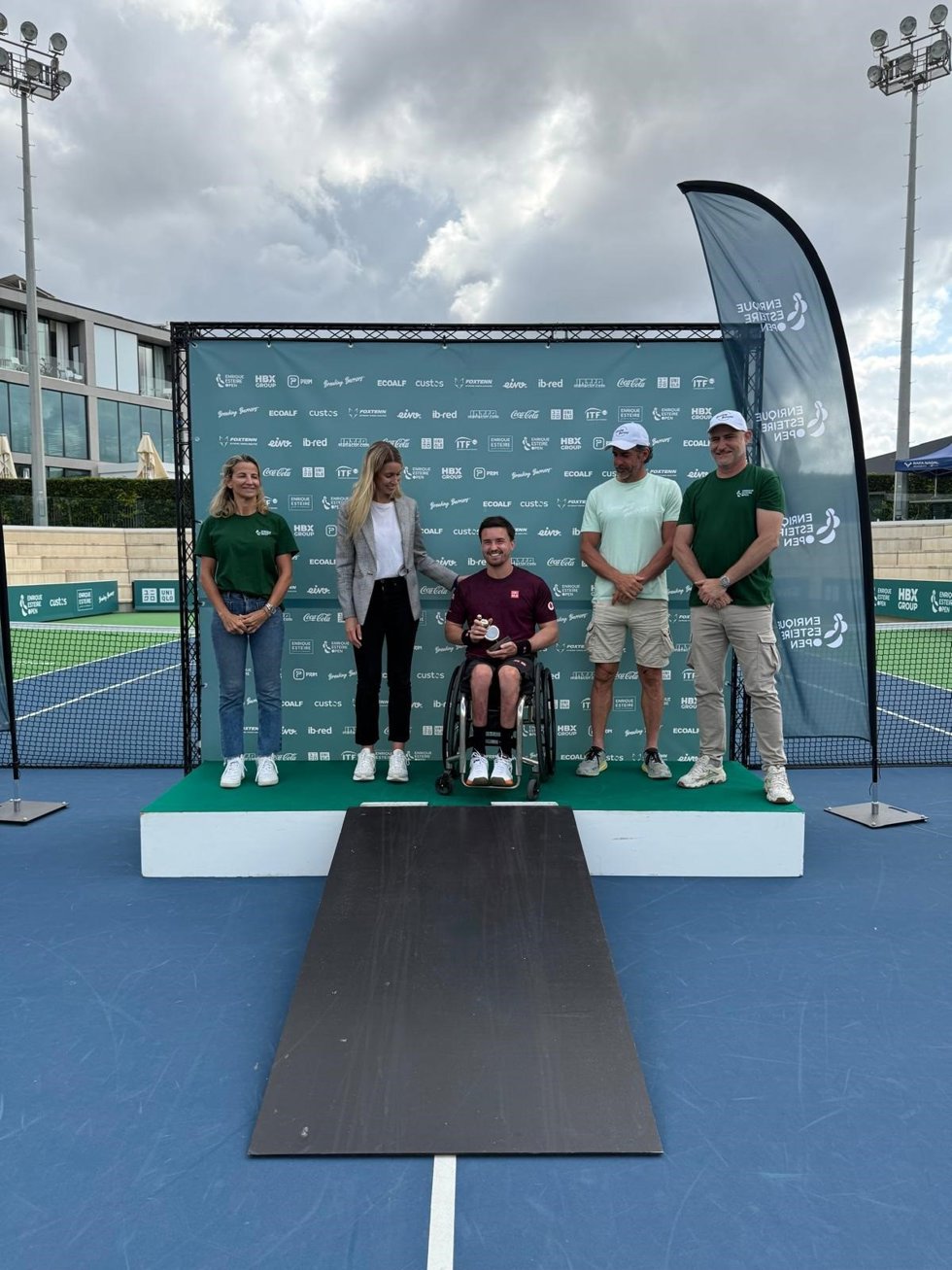 El jugador británico de tenis en silla de ruedas Gordon Reid.