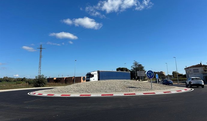 La nova rotonda de Bordils (Girona)