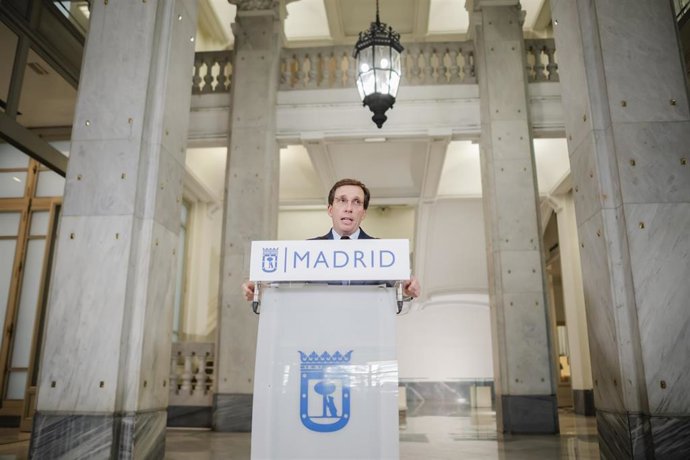 El alcalde de Madrid, José Luis Martínez Almeida