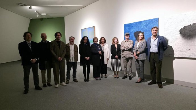 La alcaldesa de Avilés, Mariví Monteserín, durante el acto de apertura de la exposición.