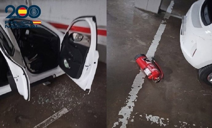 Detenido el presunto autor del robo en un coche dentro de un garaje comunitario de Burgos