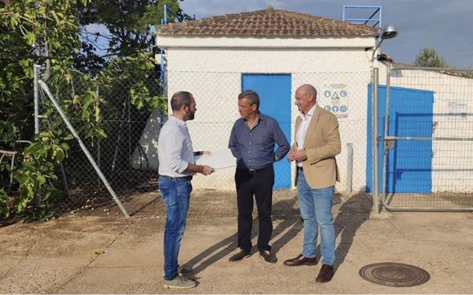 Visita del diputado de Servicios Municipales de Jaén, José Luis Hidalgo, a la aldea de La Porrosa, en Chiclana de Segura.
