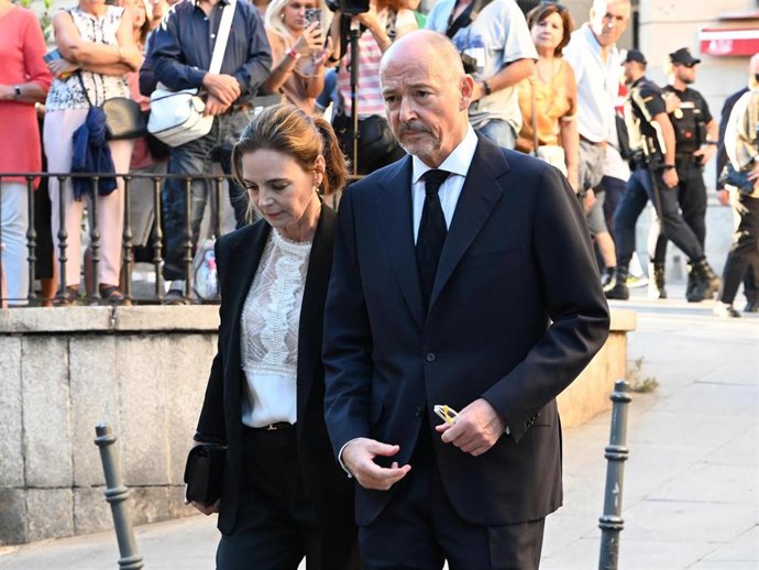 Archivo - Konstantin de Bulgaria y su mujer, María García de la Rasilla.