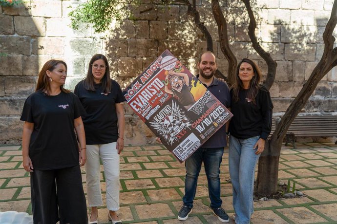 Presentación del cartel del Rock Albox Fest 40 aniversario.