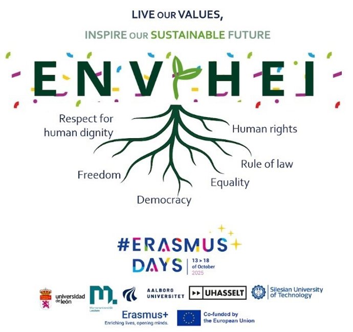 La Universidad de León celebra los Erasmus Days con la actividad Roots of Values, Seeds of Sustainability del proyecto europeo ENVIHEI