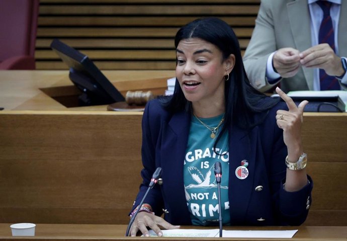 La secretaria socialista de Migraciones, Yaissel Sánchez