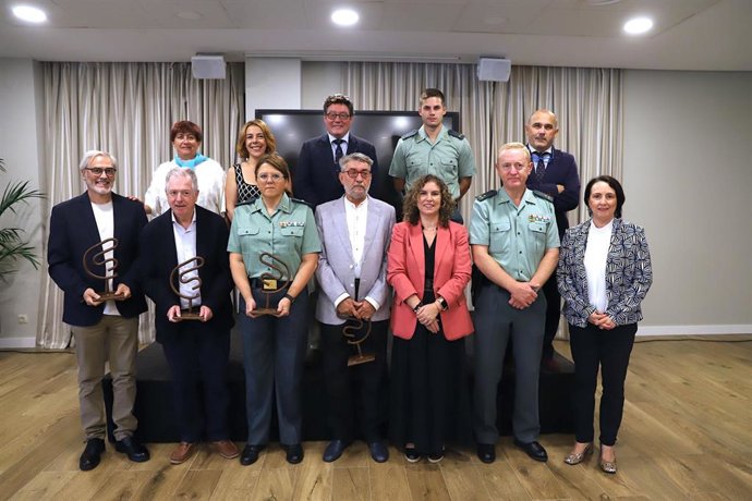 Acto de entrega de los Premios Nacionales de la Federación Española de Dislexia en Jerez de la Frontera (Cádiz).