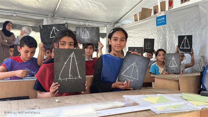 Unicef insta "encarecidamente" a que el alto al fuego en Gaza sirva de oportunidad para forjar una solución política.