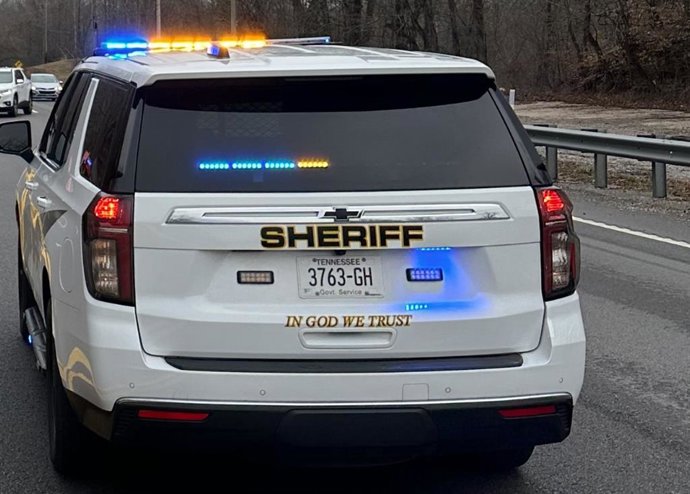 Carro do escritório do xerife do condado de Humphreys, Tennessee (EUA)