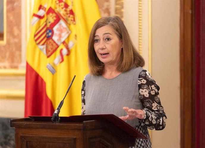 La presidenta del Congreso, Francina Armengol. Archivo.