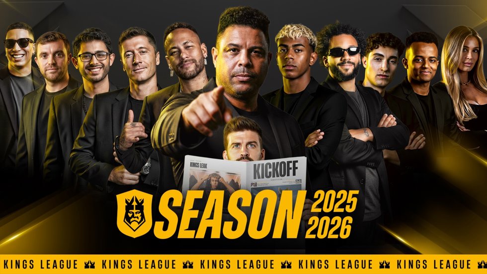 Vuelve la Kings League Spain con los nuevos equipos de Marcelo y Plex, una Copa Europea y un Mundial