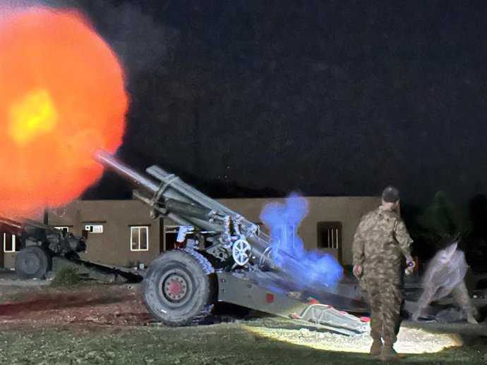 Armamento desplegado por las fuerzas paquistaníes en respuesta a los ataques de Afganistán.