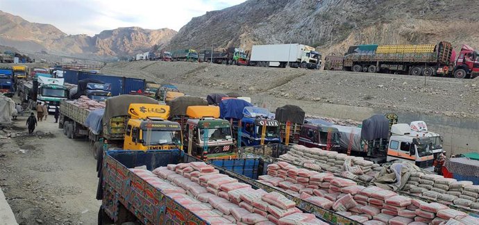 Archivo - Imagen de archivo del paso de Torjam entre Pakistán y Afganistán 