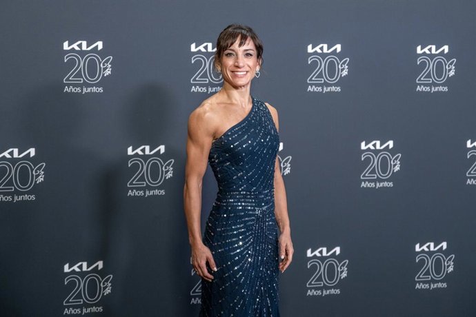 Archivo - March 20, 2025, Madrid, Madrid, Spain: SANDRA SANCHEZ (OLYMPIC MEDALIST) attend the photocall prior to the '20 ANNIVERSARY KIA' celebration at Platea Madrid on March 20, 2025 in Madrid, Spain.