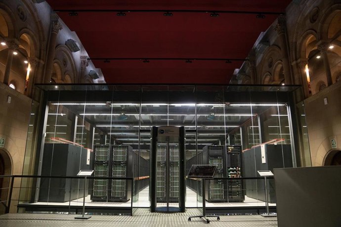 Archivo - Entrada de la sede del Barcelona Computing Center donde se ha anunciado un acuerdo que culmina el proyecto AINA hasta 2026, a 19 de diciembre de 2022, en Barcelona, Catalunya (España). 