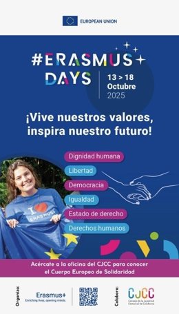 El CJCC de Calahorra se suma a la semana de 'Erasmus Days' con actividades para acercar Europa a la juventud
