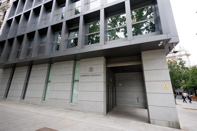 Archivo - Fachada de la Audiencia Nacional, en Madrid (España).