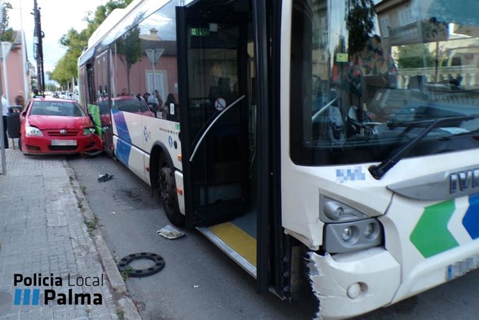 Imagen del accidente en Son Ferriol