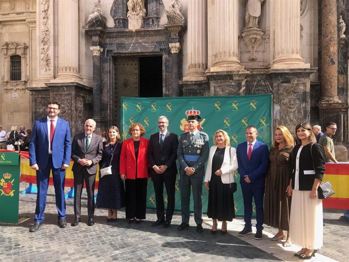 Acto de homenaje a la patrona de la Guardia Civil en Murcia