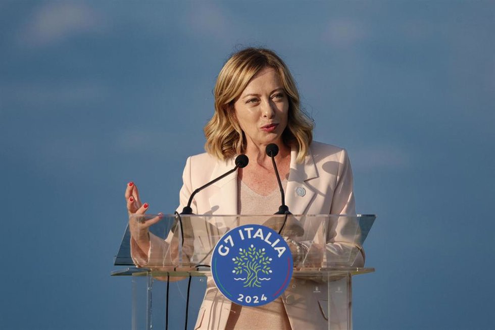 Archivo - La primera ministra italiana, Georgia Meloni (archivo)