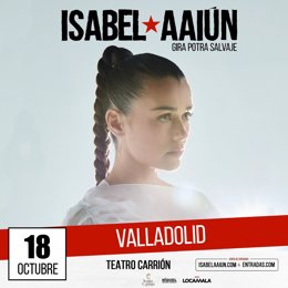 Isabel Aaiún continurá la Gira Potra Salvaje 2025 el 18 de octubre en el Teatro Carrión de Valladolid