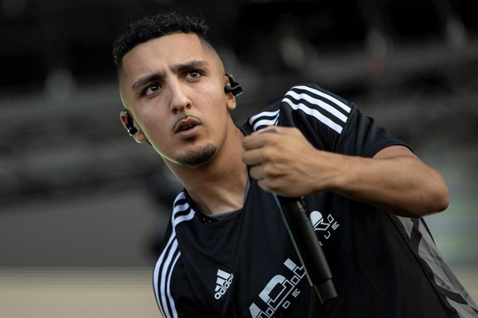 Archivo - El cantante Morad durante una actuación en el Share Festival, en el Parc del Fòrum. Imagen de archivo