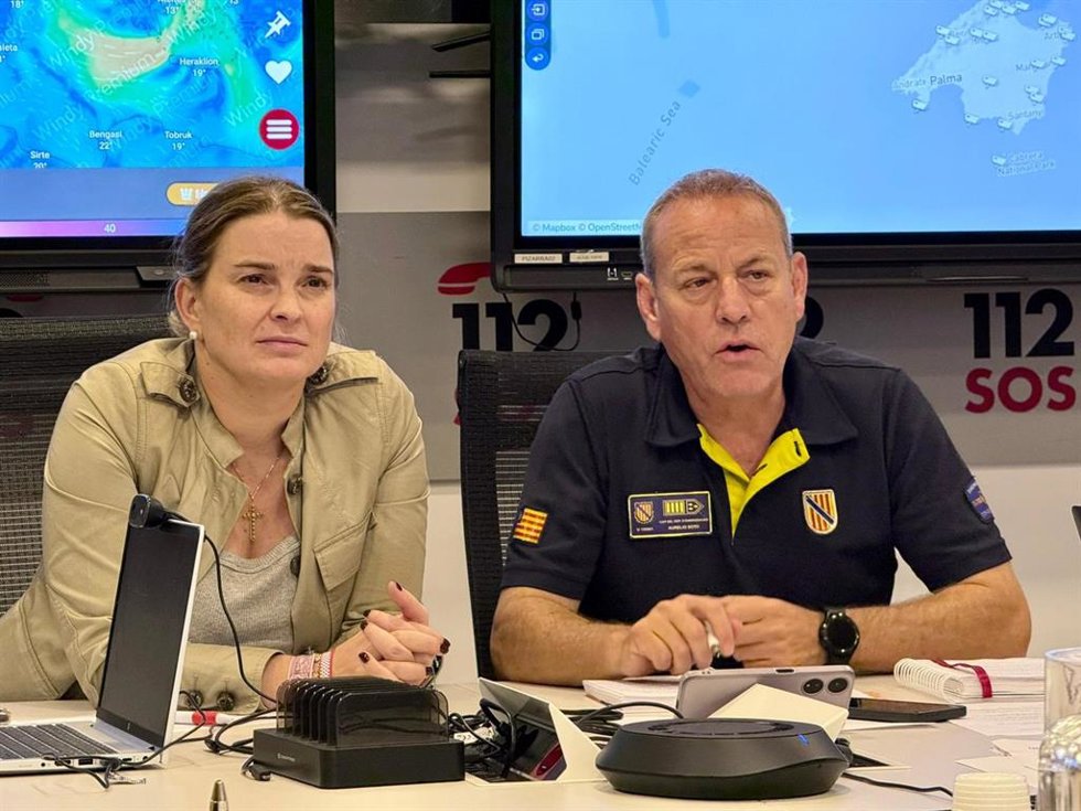 La presidenta del Govern, Marga Prohens, participa en el Comité Técnico Asesor del Plan Meteobal y del Plan Inunbal de esta tarde en Sa Coma