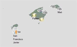 El tiempo hoy, lunes 13 de octubre, en Baleares.