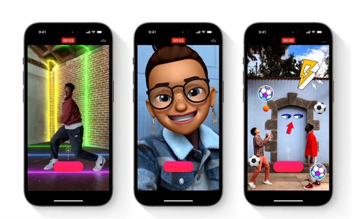 Aplicativo Apple Clips.