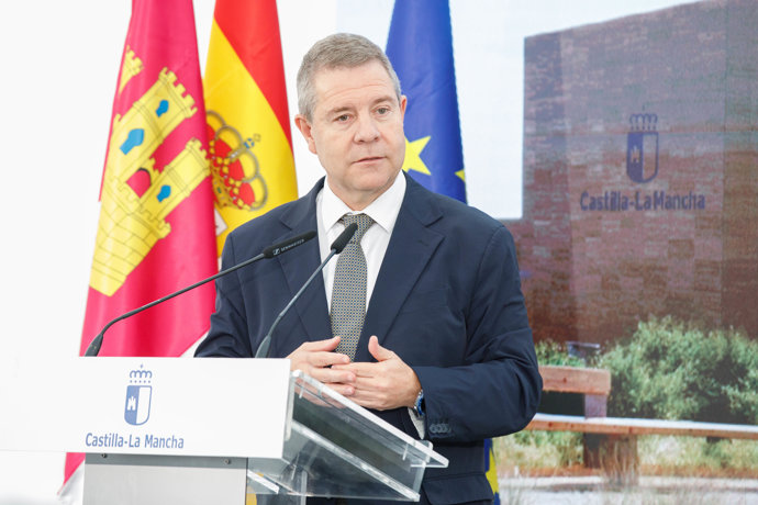 El presidente de Castilla-La Mancha presenta el proyecto de la Ciudad del Cine.