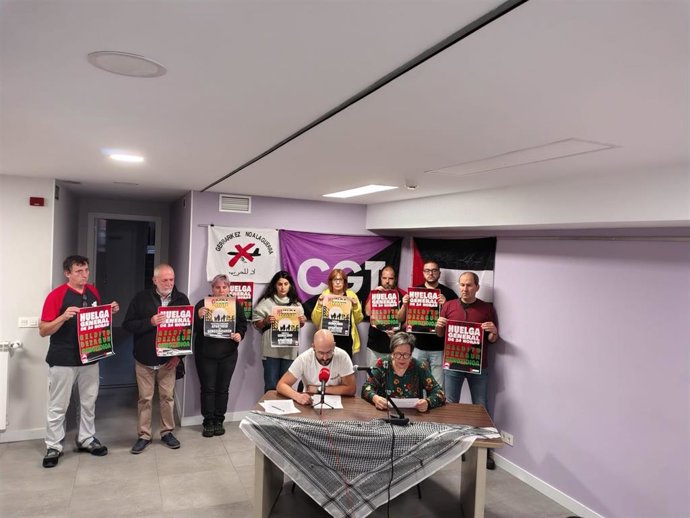 Rueda de prensa de CGT
