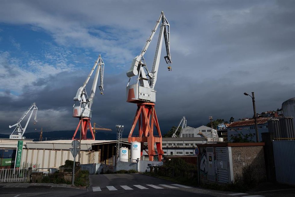 Archivo - Instalaciones de Astilleros San Andrés en Teis, a 14 de marzo de 2024, en Vigo, Pontevedra, Galicia, (España). Trabajadores del sector metalúrgico se han concentrado a las puertas de los distintos astilleros de la ciudad de Vigo en señal de co